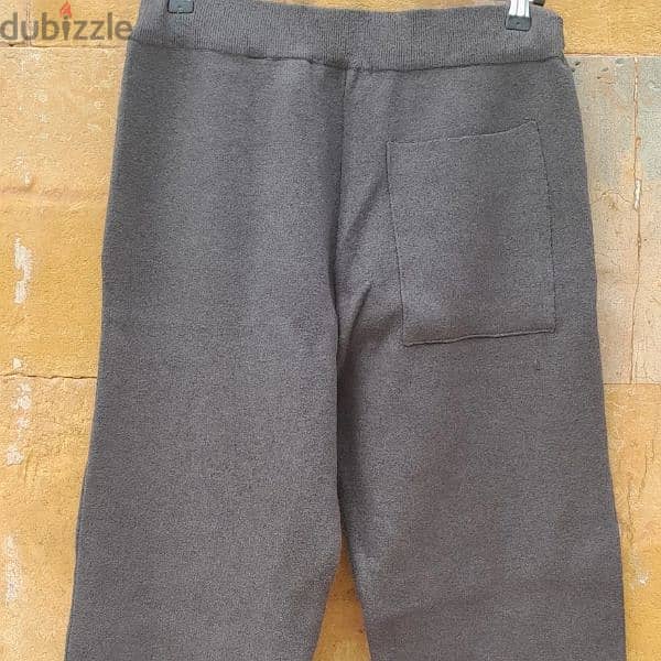 Grey Zara Knit Pants 1