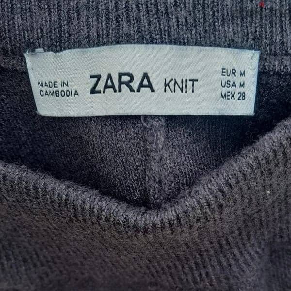 Grey Zara Knit Pants 4