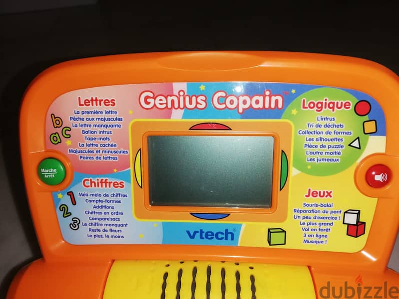 Toys  Vtech Tote And Go Laptop Orange Ages 3 Batteries Included