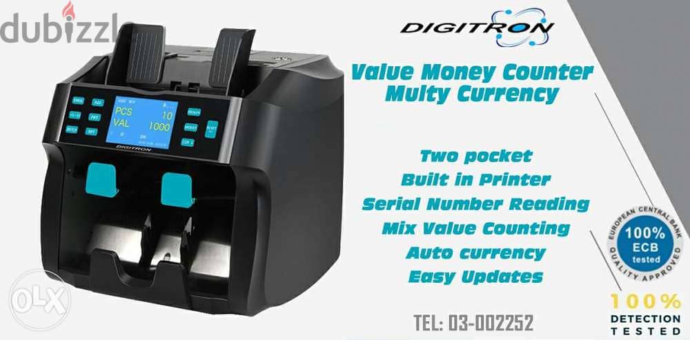 Digitron Money Counter Two Pocket pro + printer 1