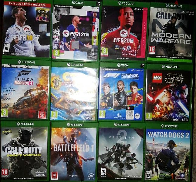 Xbox One Video Game Collection 2021 