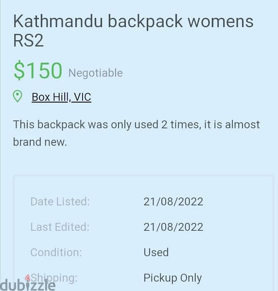 Kathmandu hiking backpack women's SR2 2