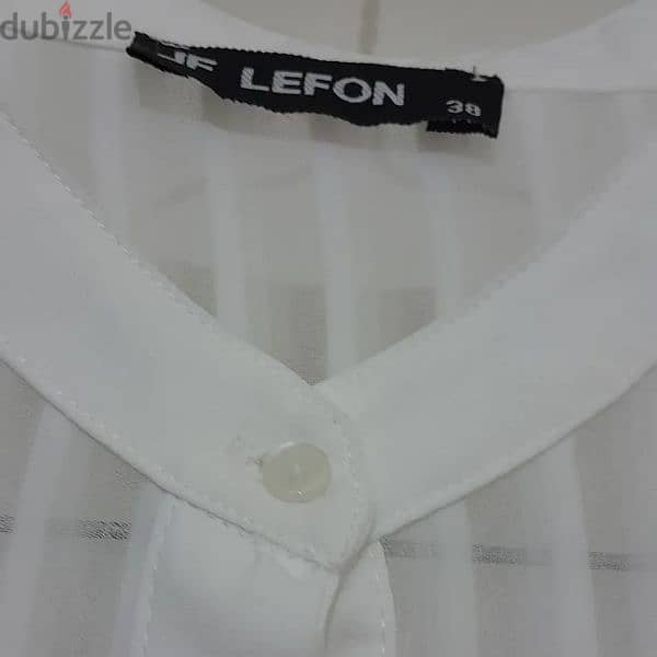 JF Lefon See through white chemise 3