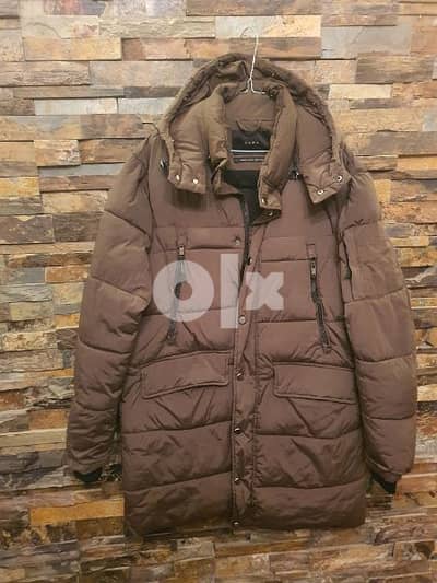 ZARA long puffer jacket for man