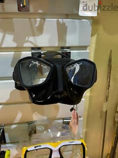 Low volume Spearfishing mask for diving ناضور للغطس