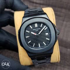 patek philippe nautilus full black