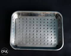 stainless steel perforated tray 0