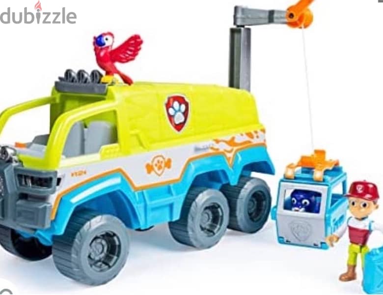 PAW Patrol Jungle Rescue PAW-Terrain Vehicle with Ryder and Animal 1