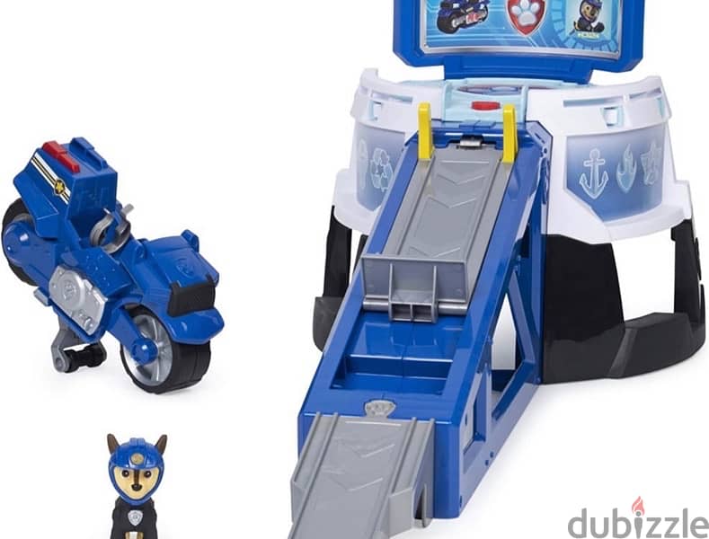 Paw Patrol, Moto Pups Moto HQ Playset Toy with Sounds and Exclusive 1