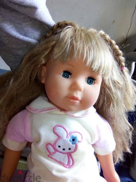 BAYER BABY GIRL TALKER Used Still Good doll 50Cm Working Mechanism toy 2