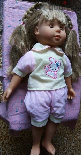 BAYER BABY GIRL TALKER Used Still Good doll 50Cm Working Mechanism toy 3