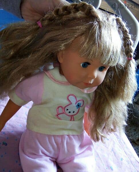 BAYER BABY GIRL TALKER Used Still Good doll 50Cm Working Mechanism toy 4