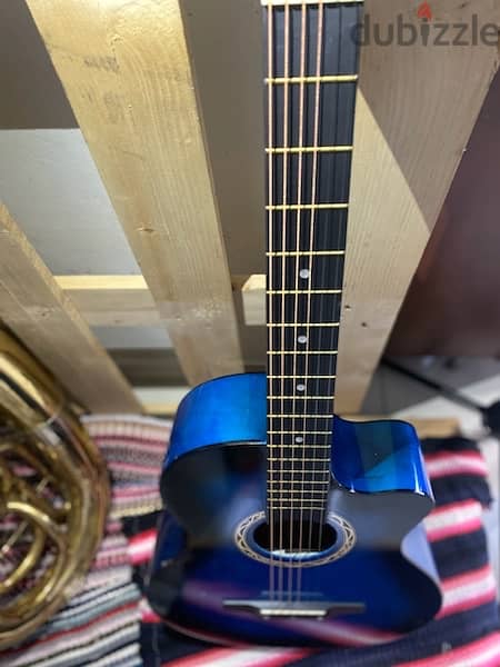 Acoustic Guitar Blue - غيتار 2