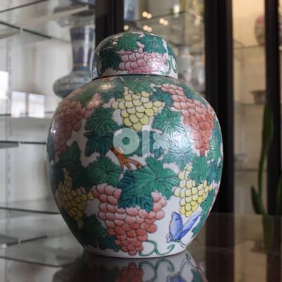 Handpainted Jar