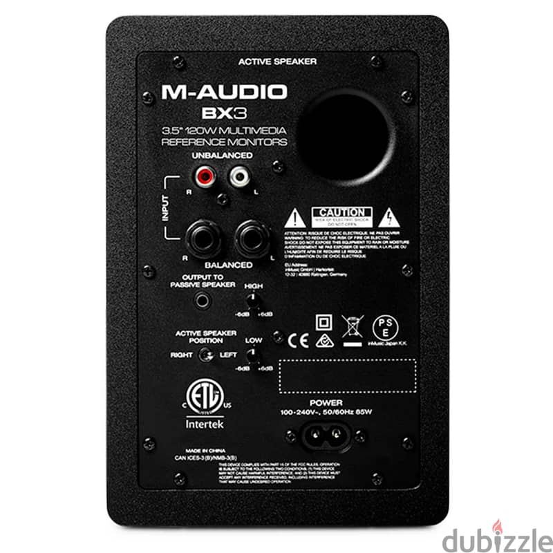 M-Audio BX3 3.5-inch Multimedia Monitors (pair) 1