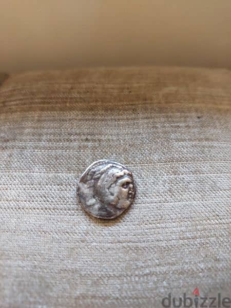 Ancient Macadonian Alexandar The Great Silver Drachm coin year 323 BC 0