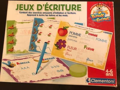 clementoni jeux d’écriture