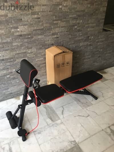 bench new all levels with biceps stand and resistance band heavy duty