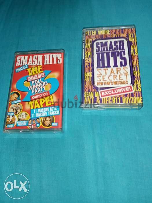 Vintage rare 2 Smash Hits cassettes 0