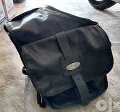 leather saddle bag