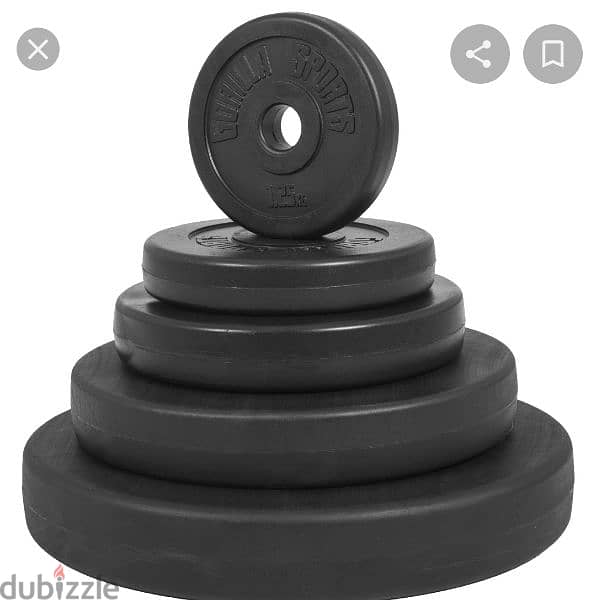New German weight plates only for 1.5 dollar 1kg  New in Box 03027072 1