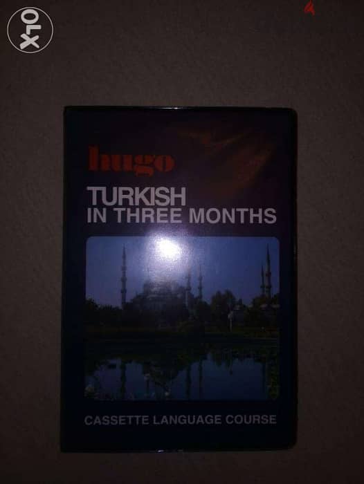 hugo learn turkish in 3 months book + 4 tapes box 1