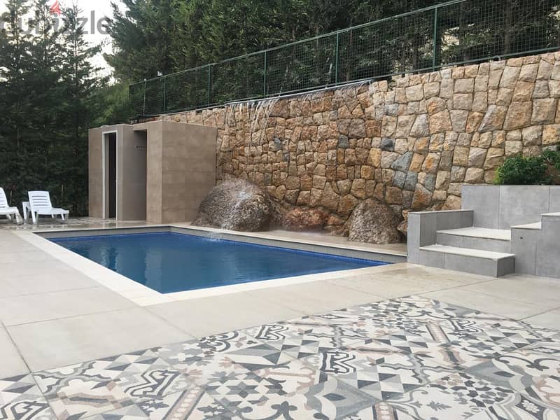 modern apartment ,private garden and swimming pool for rent Ref#4615 7