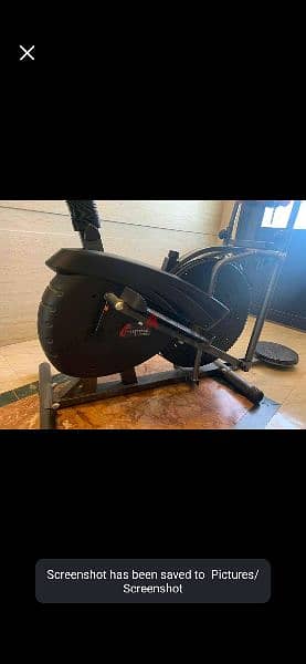 4 in1 Elliptical and bike machine 03027072  مكنة كارديو لحرق الدهون 2