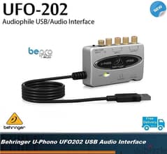 Behringer U-Phono UFO202 USB Audio Interface with Phono Preamp