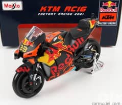 KTM Rc16 Racing diecast motorcycle model 1:18. 0