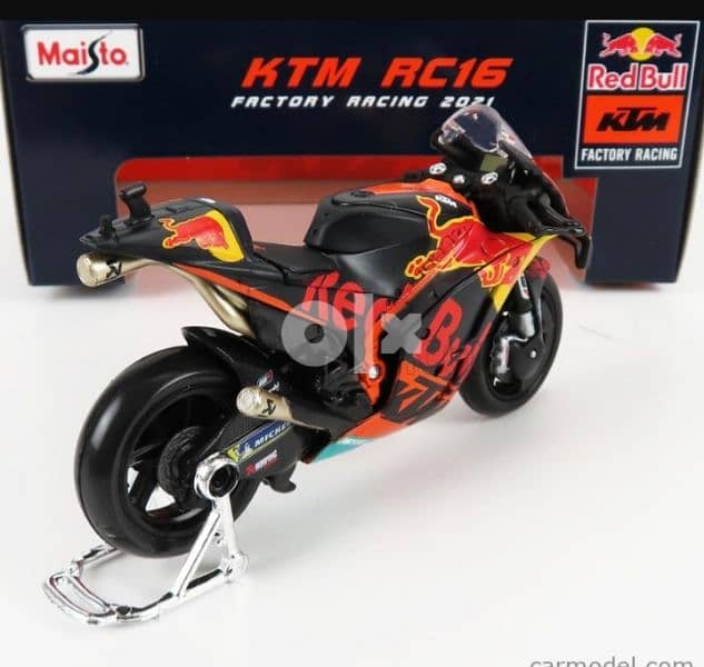 KTM Rc16 Racing diecast motorcycle model 1:18. 1