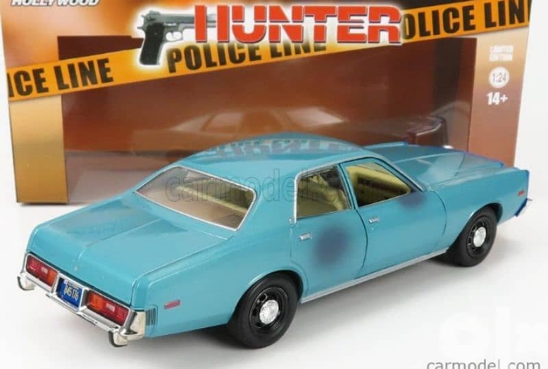 Plymouth Furry (The TV Series Hunter)diecast car model 1:24. 2