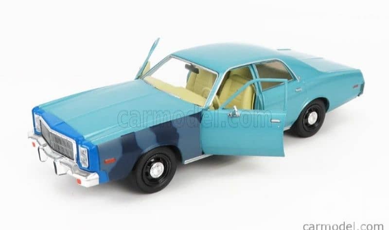 Plymouth Furry (The TV Series Hunter)diecast car model 1:24. 3