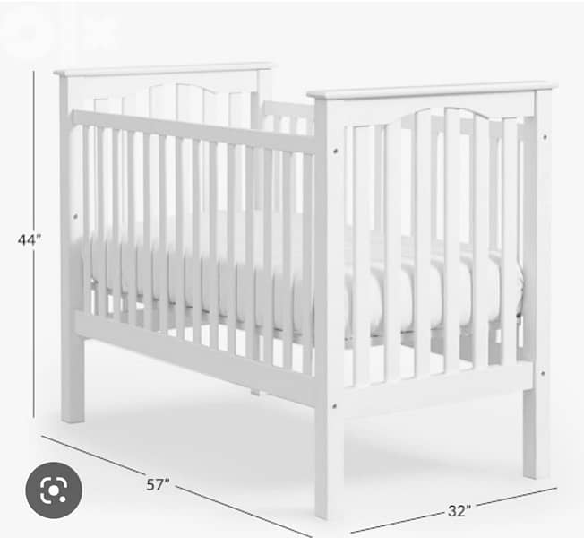 pottery barn kendall crib with mattress 0