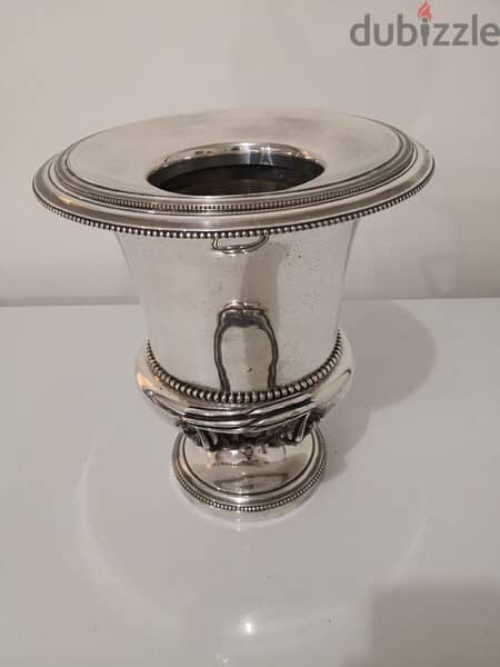 antique christofle champagne silver bucket 1
