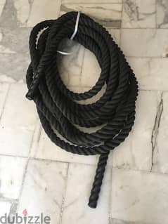 battle rope 15 m used like new we have also all sports equipment