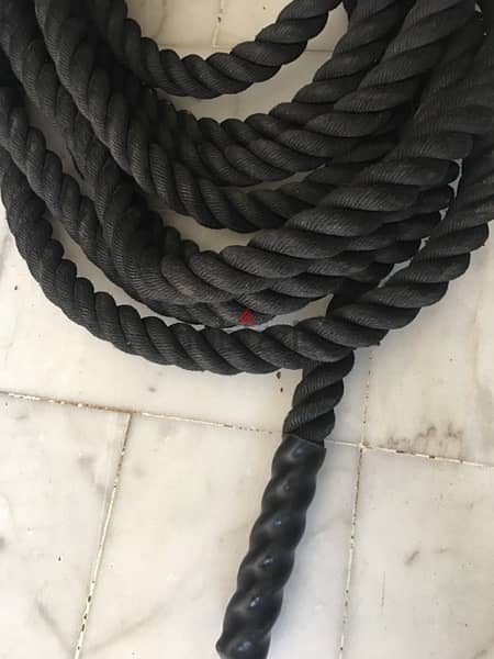 battle rope 15 m used like new we have also all sports equipment 1