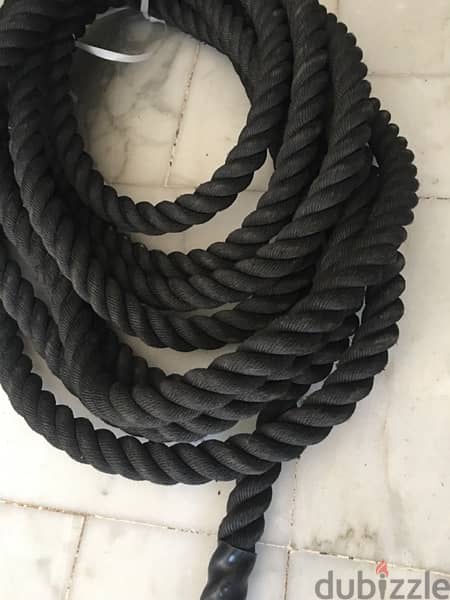 battle rope 15 m used like new we have also all sports equipment 2