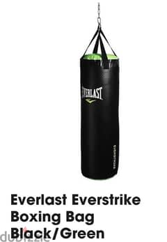 Orginal Everlast Everstrike green / black boxing bag 0