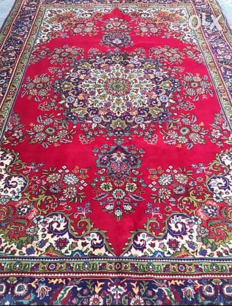 سجاد عجمي. تبريز300/203. Hand made. Persian Carpet 3