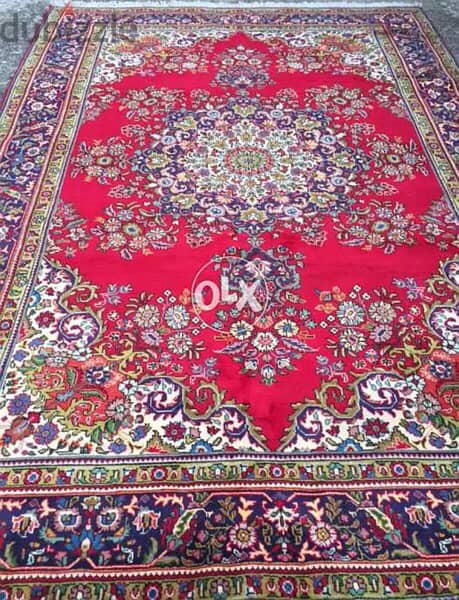 سجاد عجمي. تبريز300/203. Hand made. Persian Carpet 5