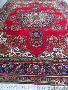 سجاد عجمي. تبريز300/203. Hand made. Persian Carpet