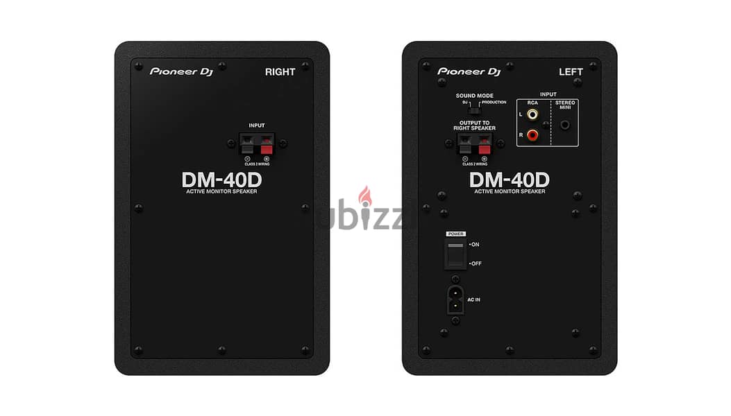 Pioneer DM-40-D Powered Studio Monitors (DM40D) 2