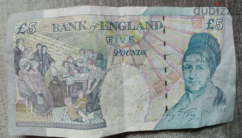 Memorial Five GBP Great Britain Pound for Queen Elizabeth II 1