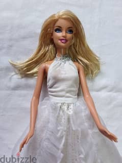 Barbie WEDDING BRIDE Mattel dressed & great doll 2011 bend legs=15$