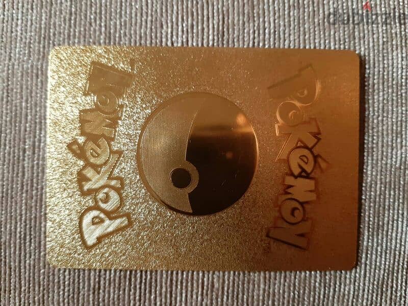 Original pikachu Golden Card 1