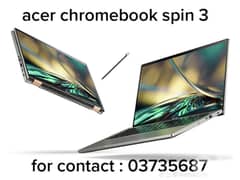 acer chromebook spin 3 touch