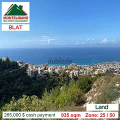 Catchy land for sale in Blat!