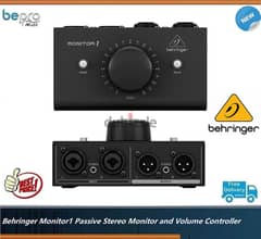 Behringer Monitor1 Passive Stereo Monitor and Volume Controller 0