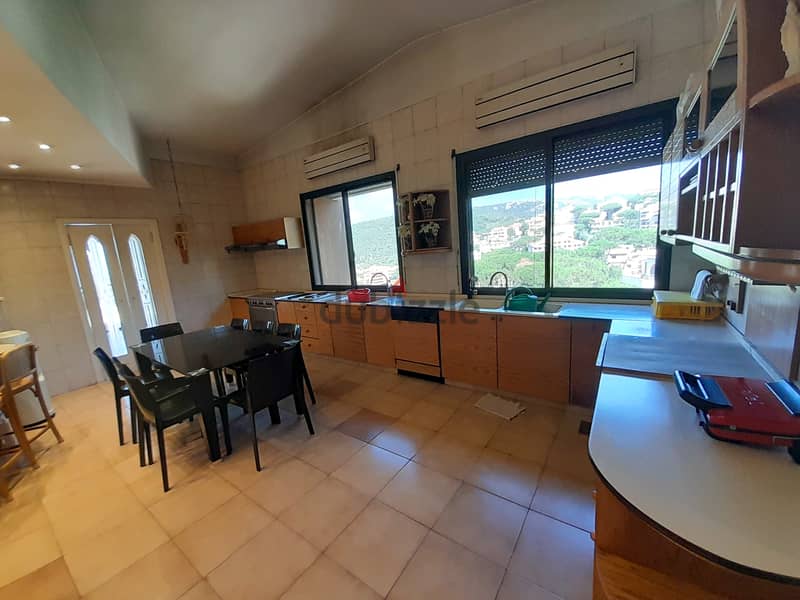 550 SQM Apartment in Broumana with Sea and Mountain View with Garden 6